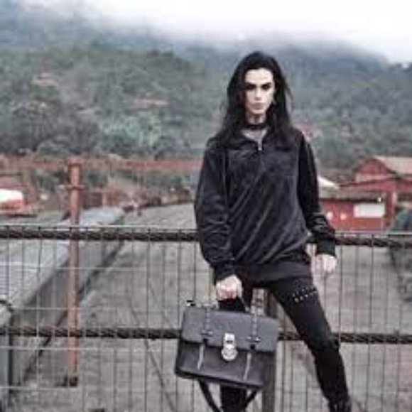 🆕 Killstar "Fester" Velour Black Hoodie - Picture 12 of 15